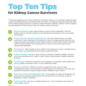 Top 10 Tips for kidney cancer survivors